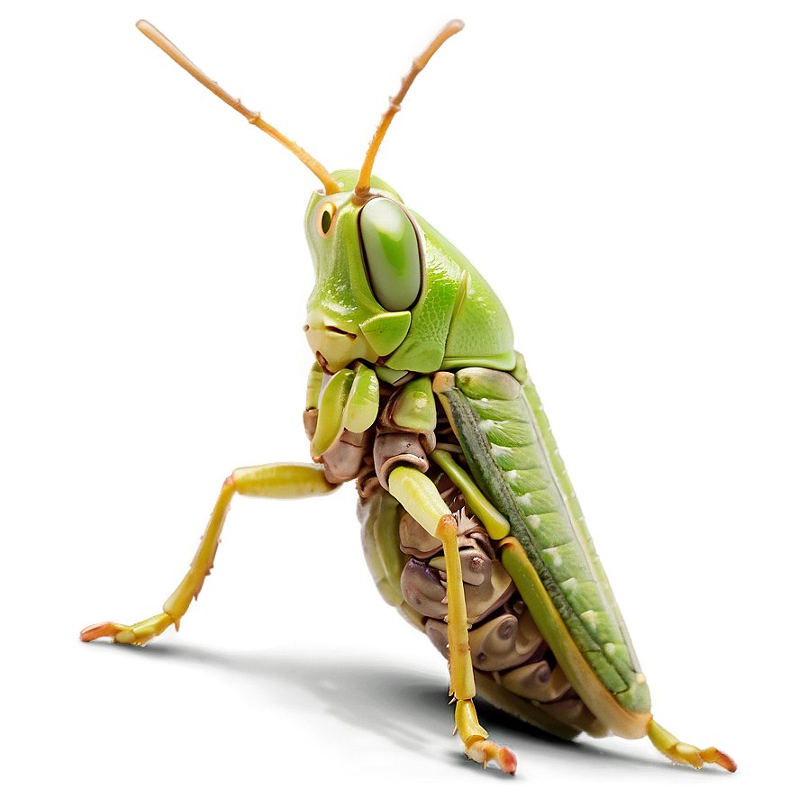 Grasshopper Close-up Png Urw PNG