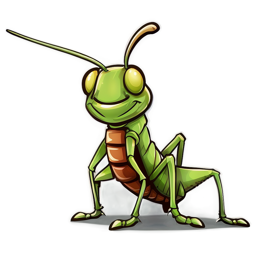 Grasshopper Mascot Png 06122024 PNG