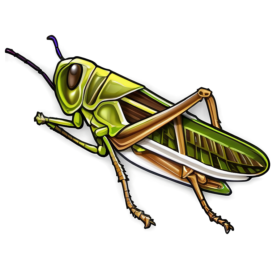 Grasshopper Sketch Png 06122024 PNG