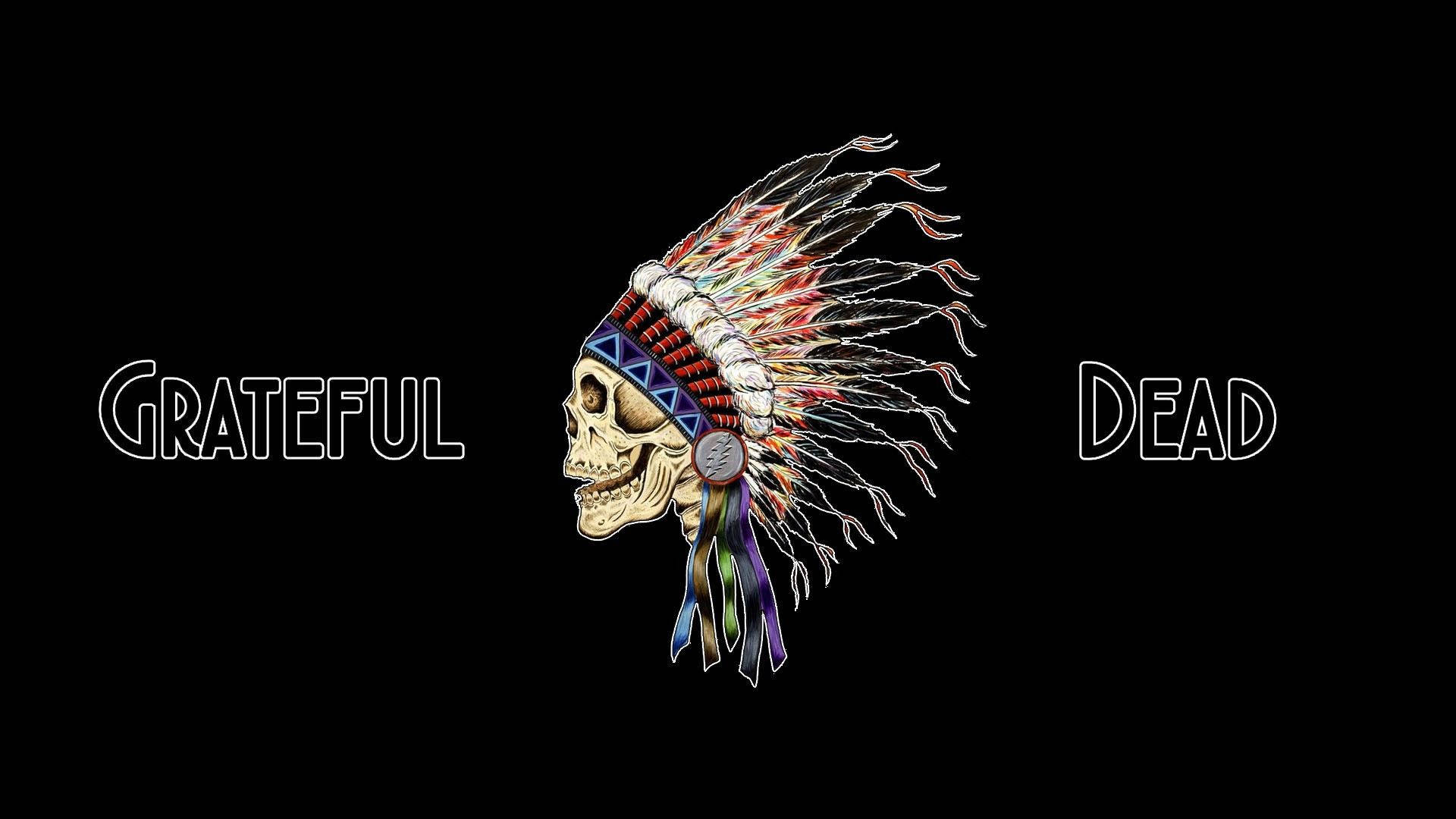 Grateful Dead Indian Skull