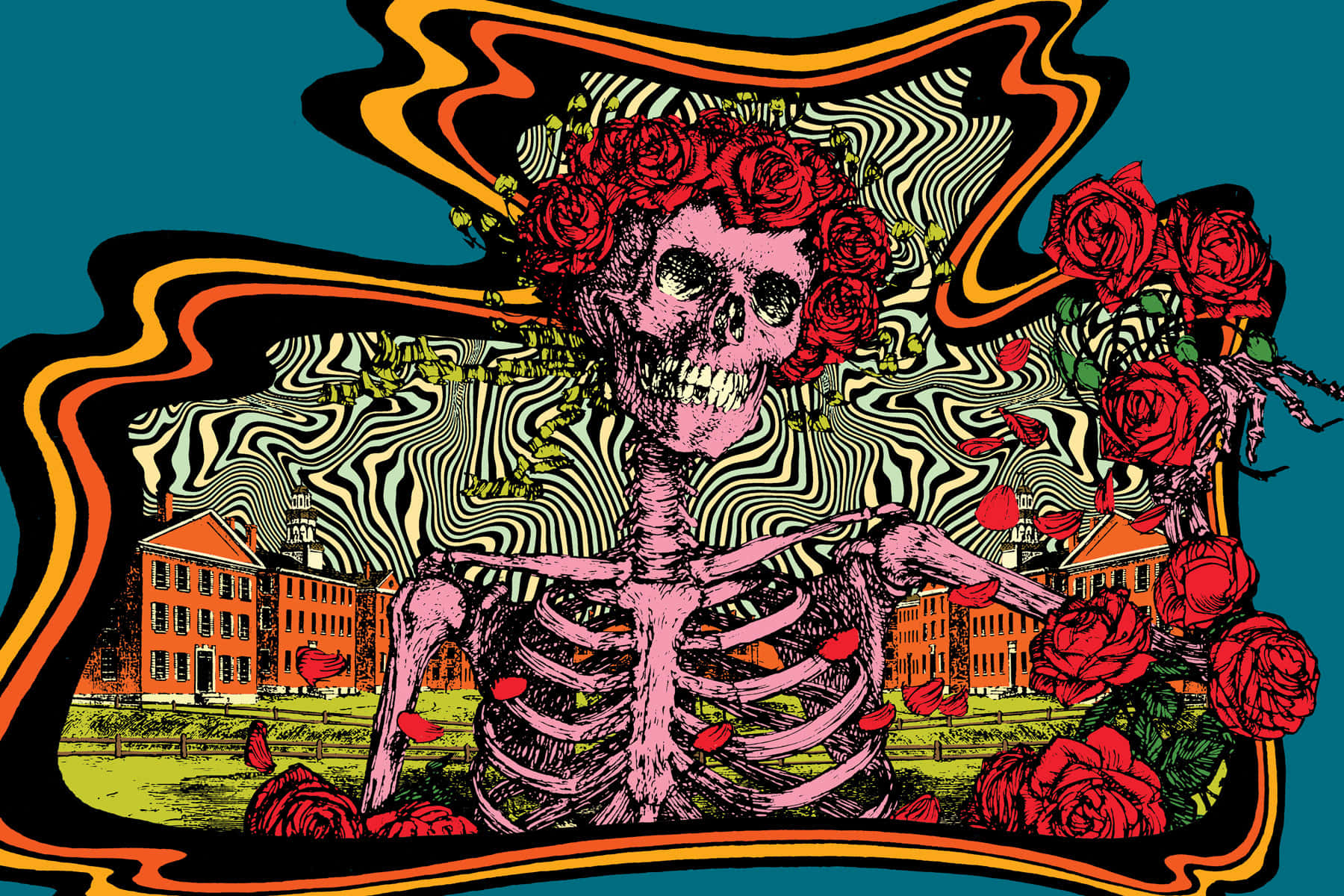 Uncover the Grateful Dead Experience on your iPhone Wallpaper
