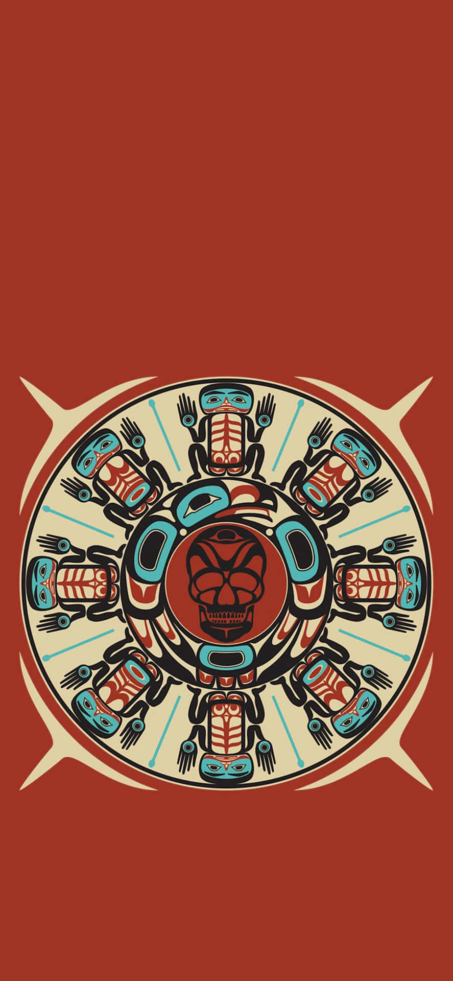 “Join the tribe! Download the Grateful Dead iPhone app today!” Wallpaper