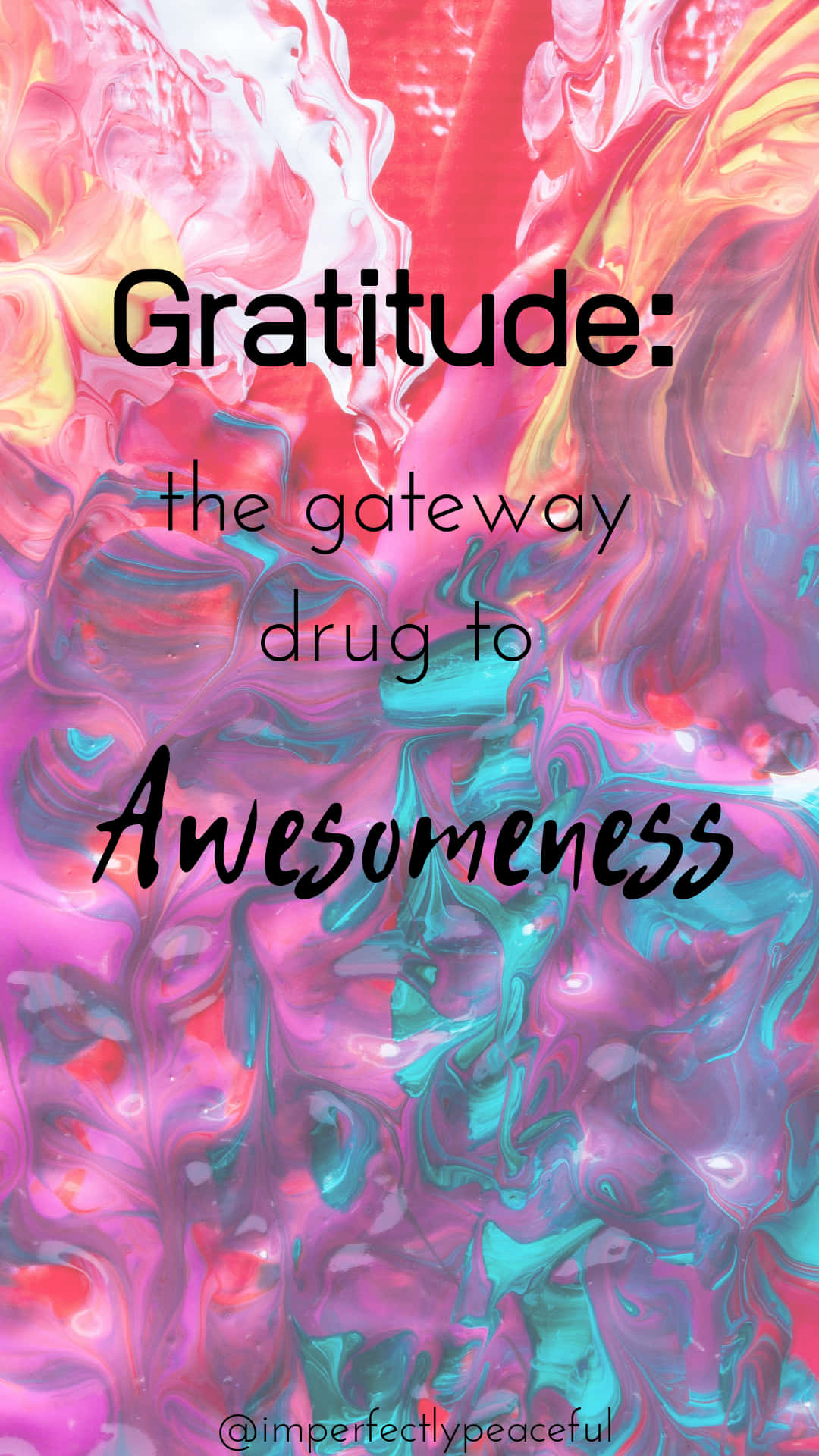Gratitude Is Awesome Quote Wallpaper