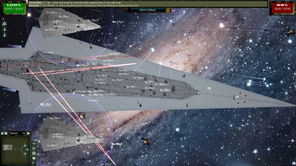 Gratuitous Battleship Astral Attack Wallpaper