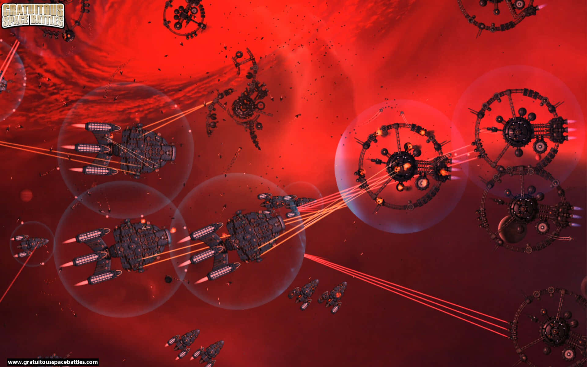 Gratuitous Red Planet Attack Wallpaper