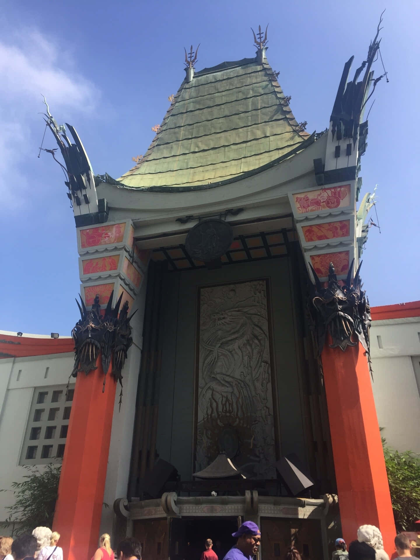 Graumans Chinese Theatre Entrance Architecture Wallpaper
