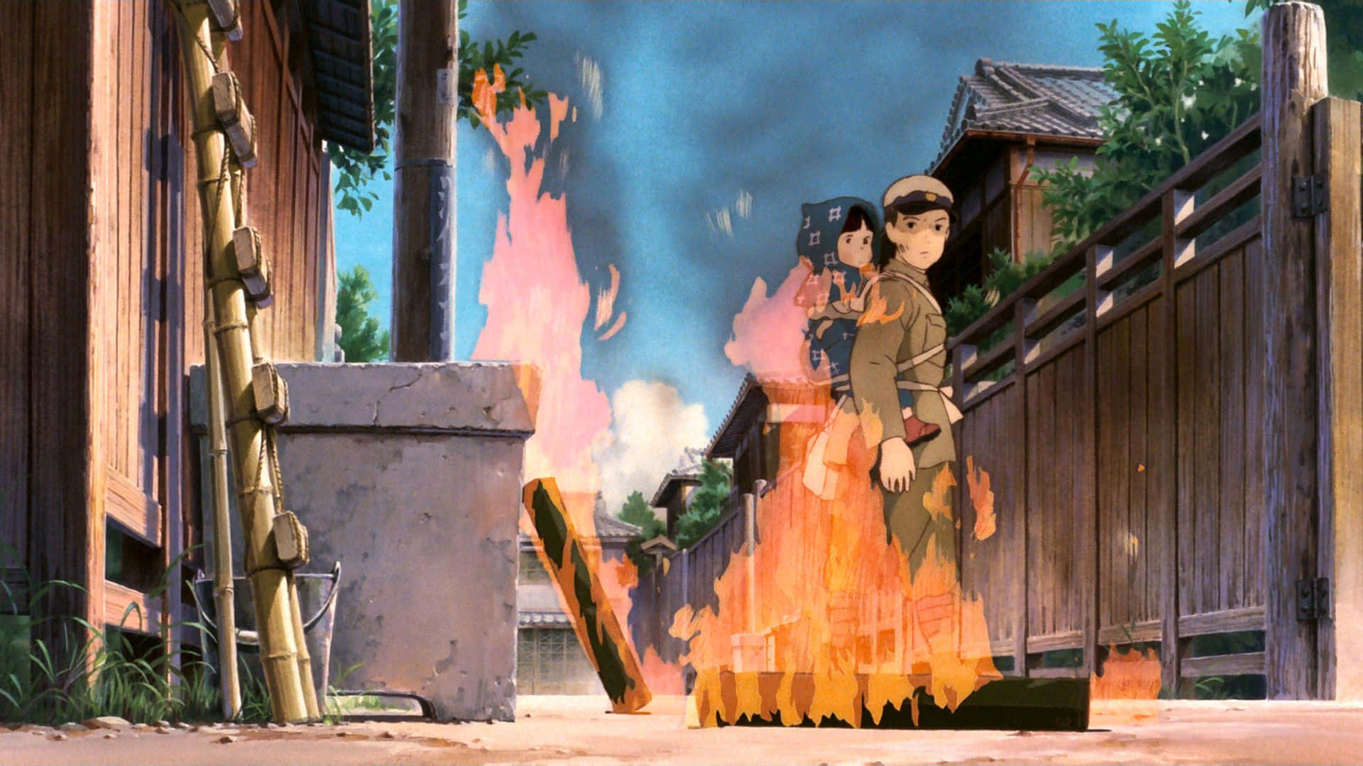 Gravav Eldflugorna Bakgrund