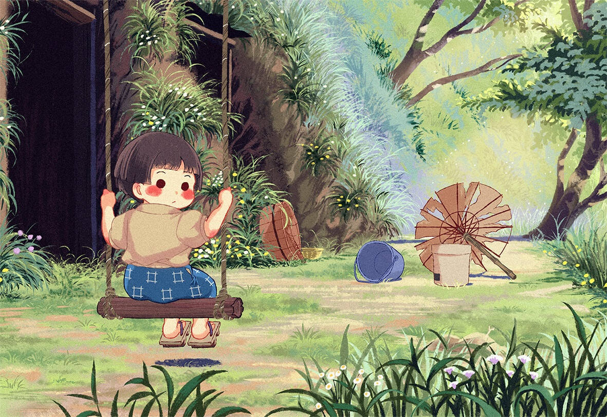 Grave Of The Fireflies Setsuko Swing Background