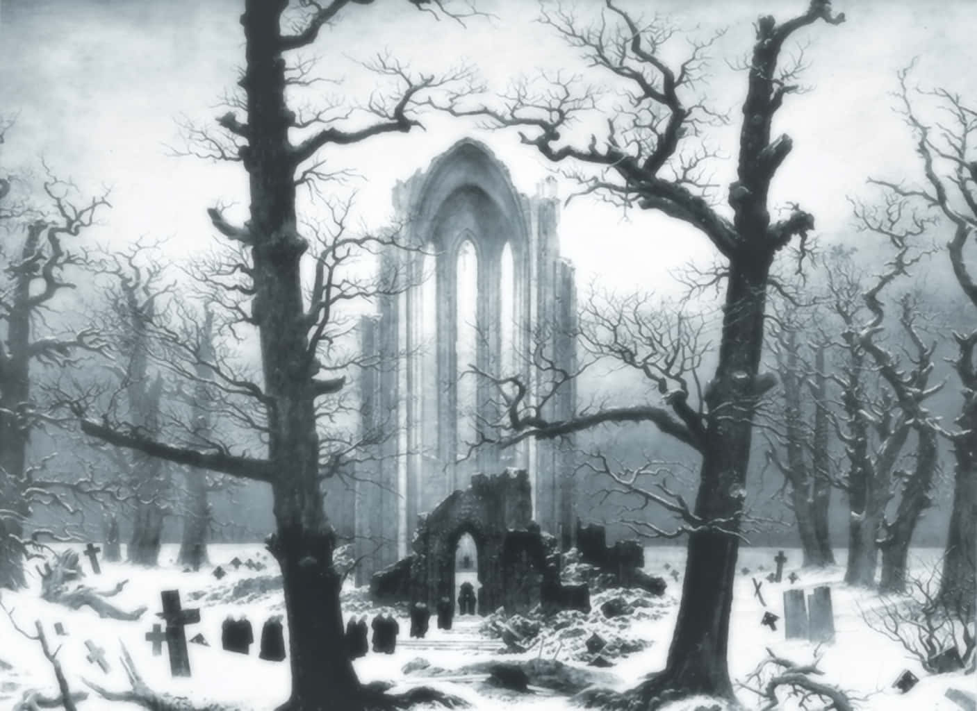 Spöklikkyrkogård En Solig Dag