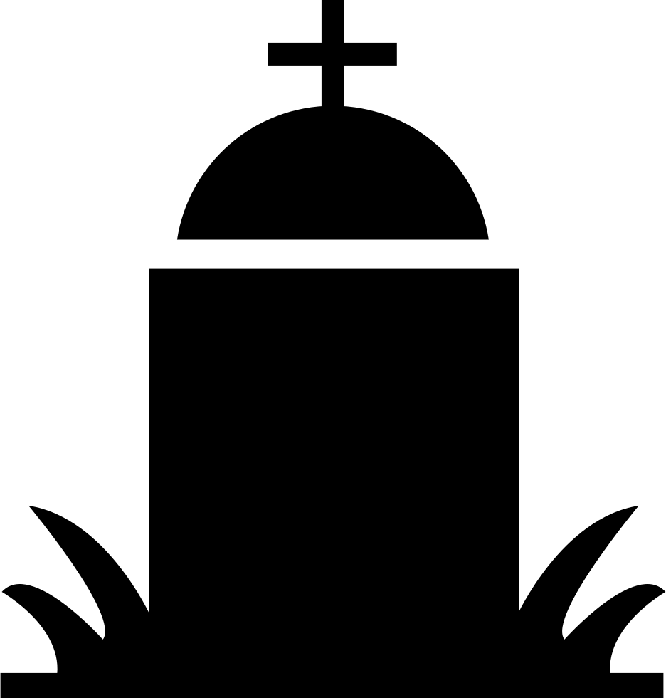 Graveyard Silhouette Tombstone PNG