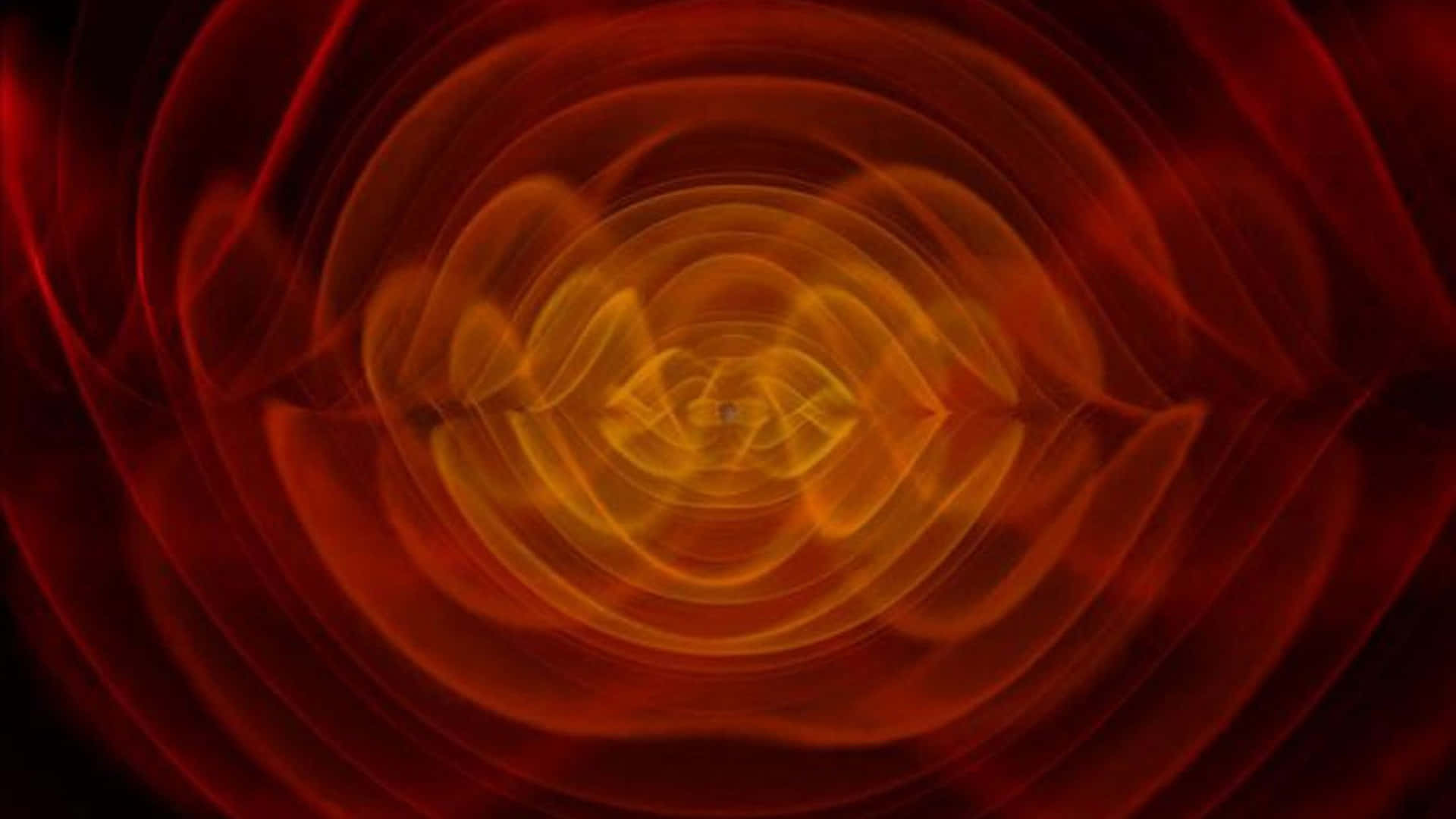 Gravitational Waves Rippling Through Space-Time Wallpaper