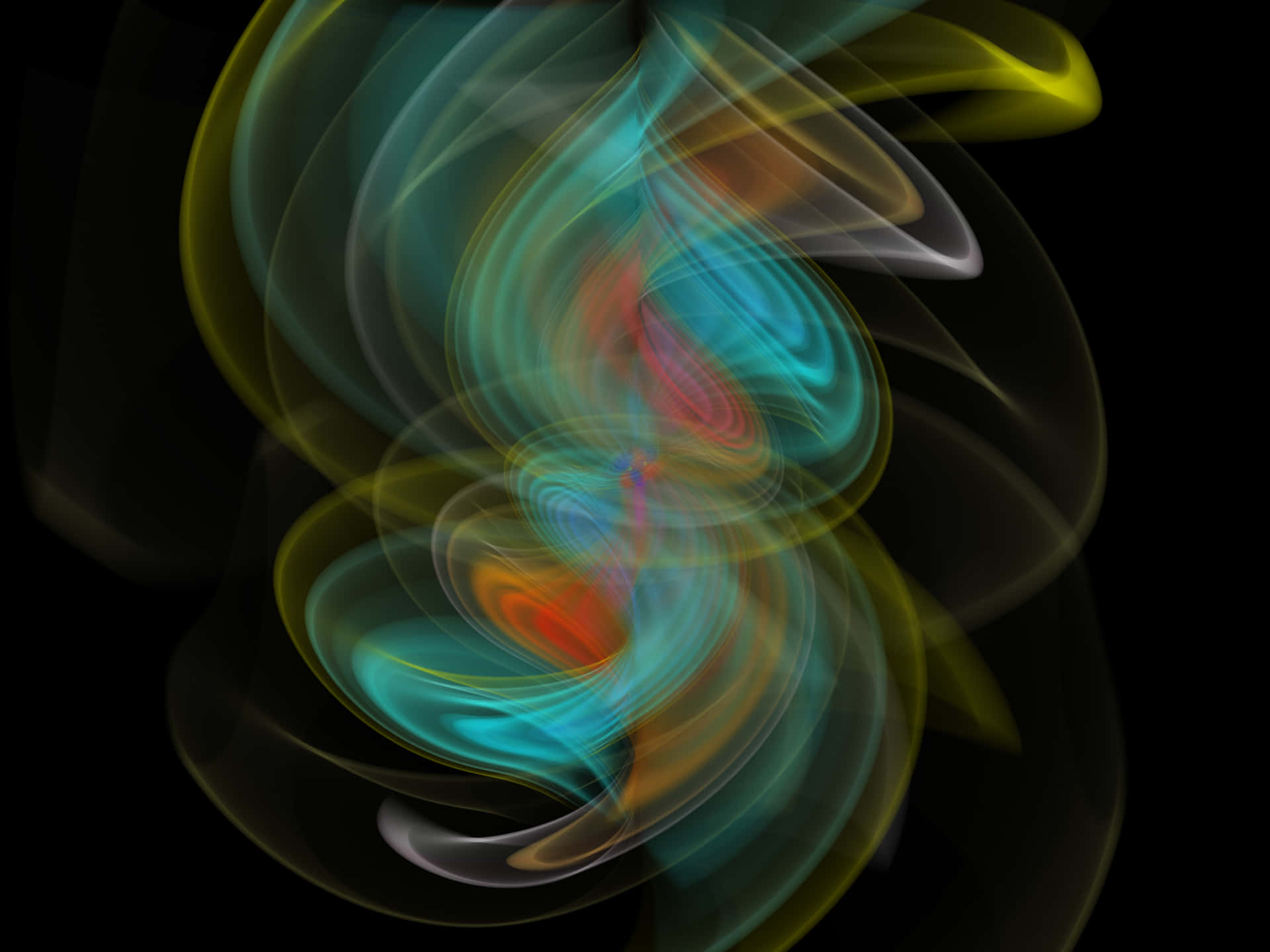 Gravitational Waves Rippling Through Space-Time Wallpaper