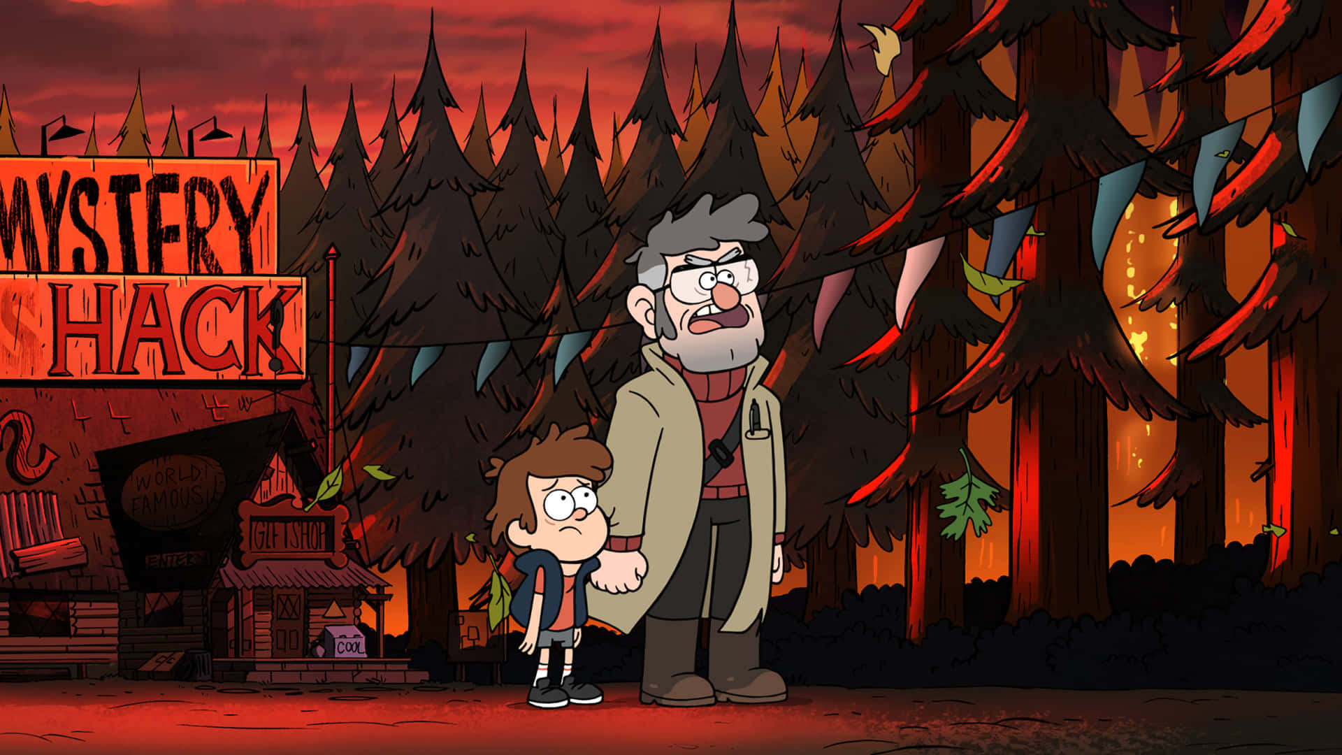 Dipper og Mabel arbejder sammen for at afdække mysteriet om Gravity Falls