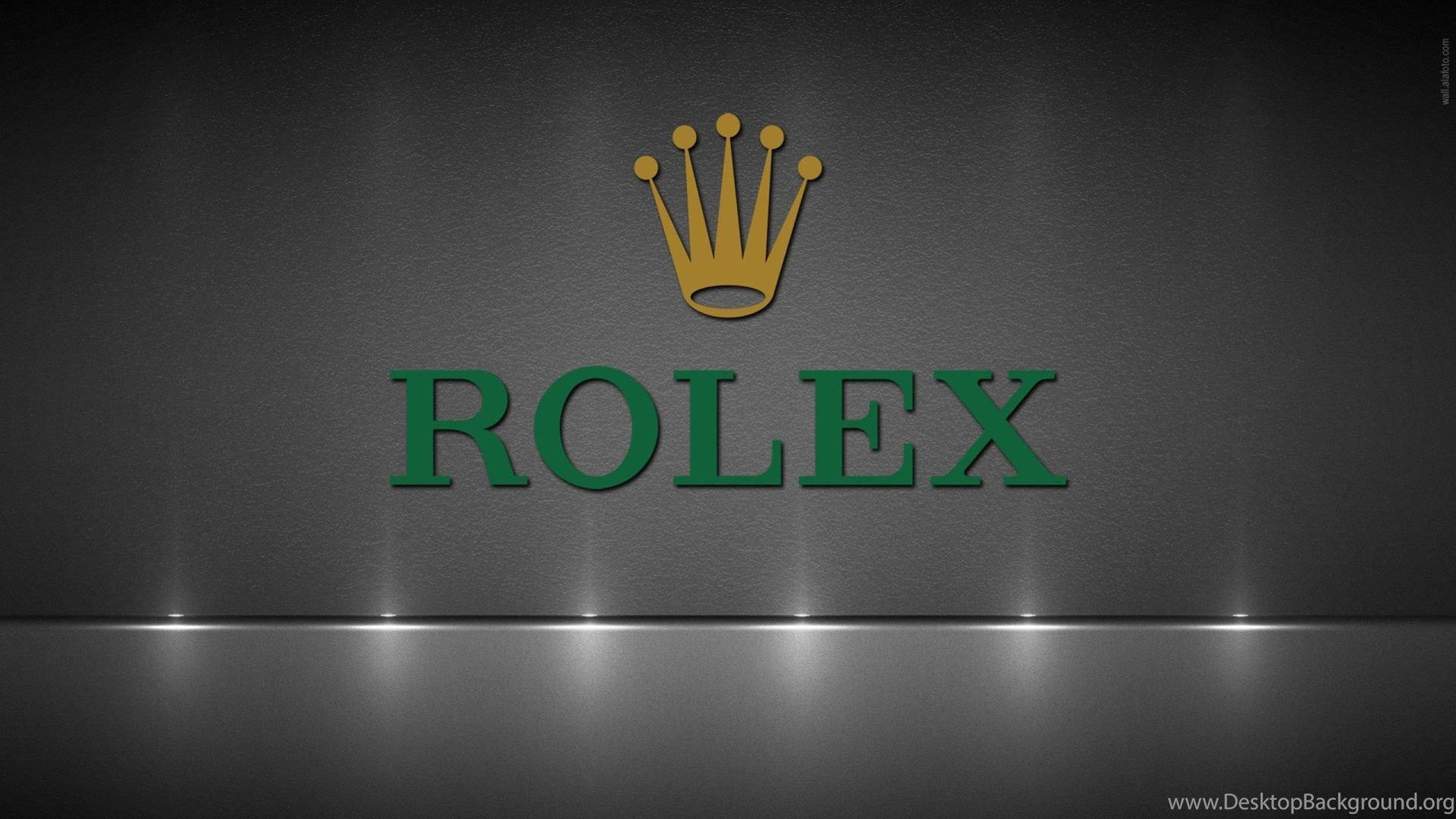 Gray Aesthetic Rolex Logo Wallpaper