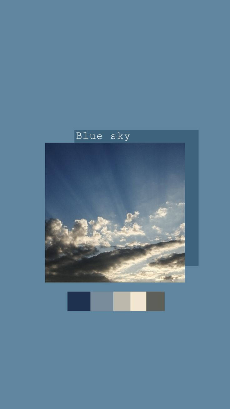 Gray And Blue Sky Picsart