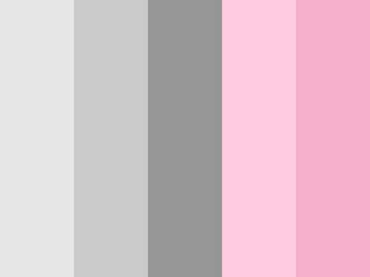 Elegant Gray and Pink Abstract Design Wallpaper
