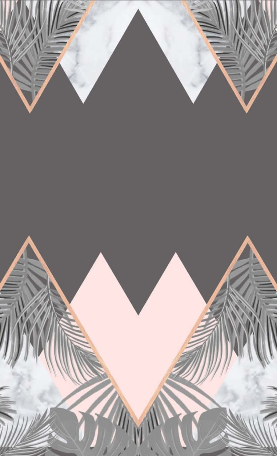 Elegant Gray and Pink Abstract Design Wallpaper