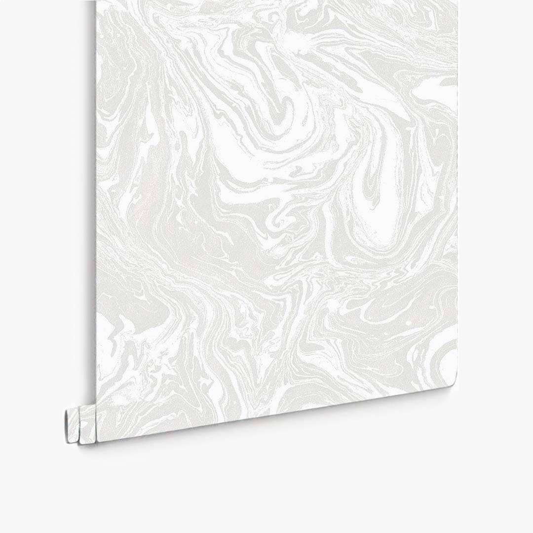 Gray And White Marble Artwork