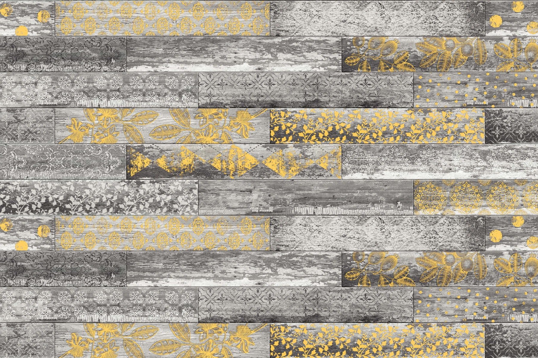 "Highlight Your Day with This Bright Gray and Yellow Wallpaper" Wallpaper
