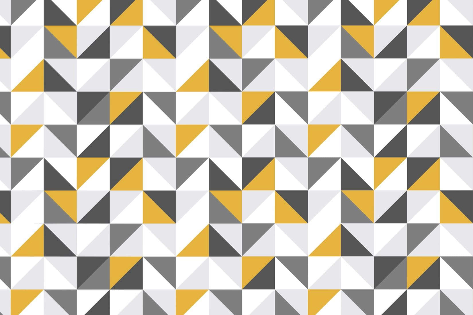 En gul og grå geometrisk mønster Wallpaper