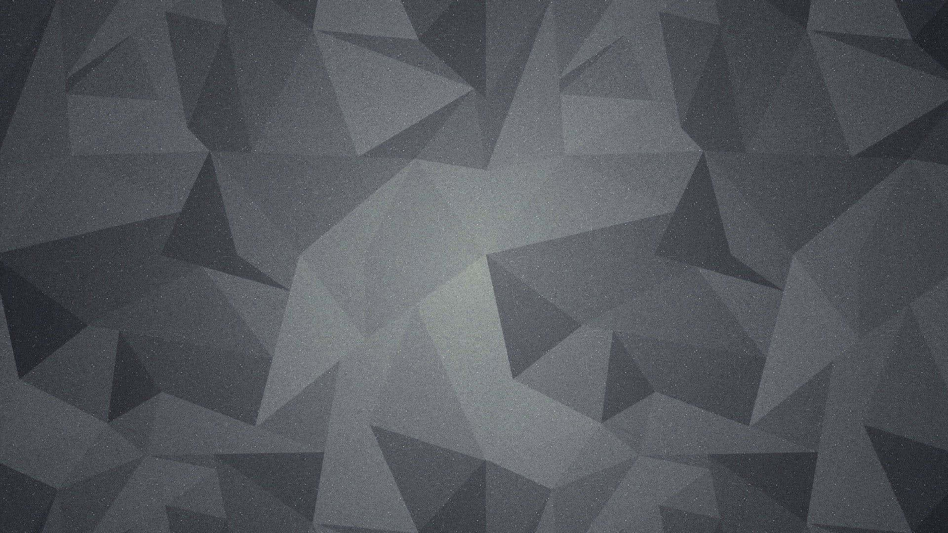 Aesthetic Gray Polygon Pattern Background