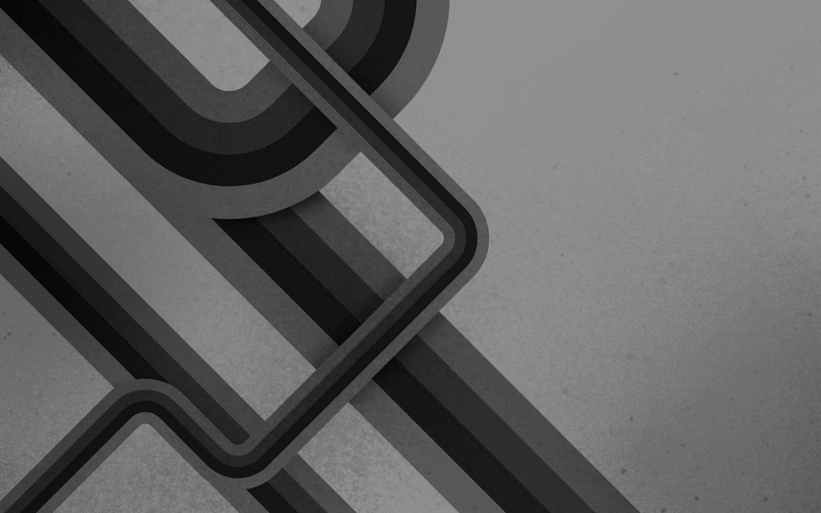 Abstract Lines In Gray Background
