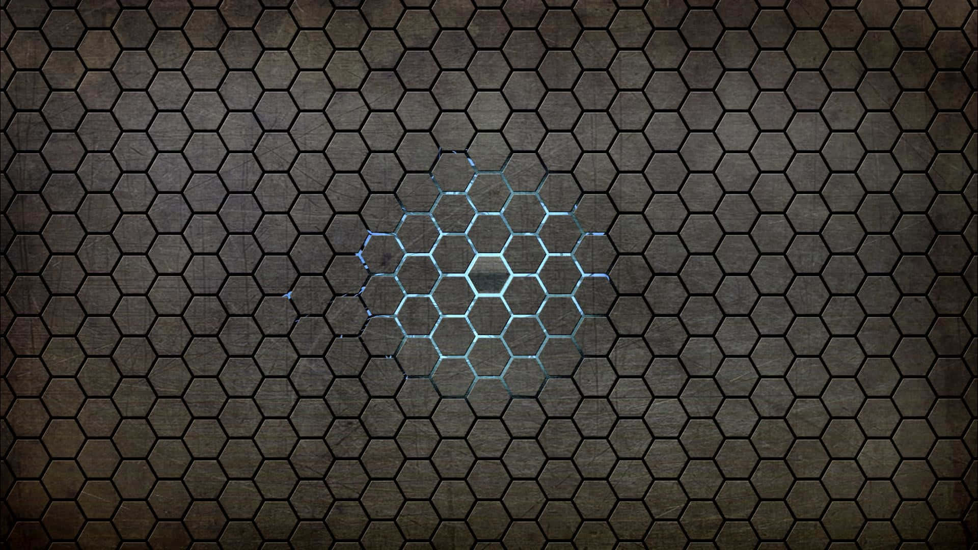 Sömlösgrå Hexagonal Kakelbakgrund