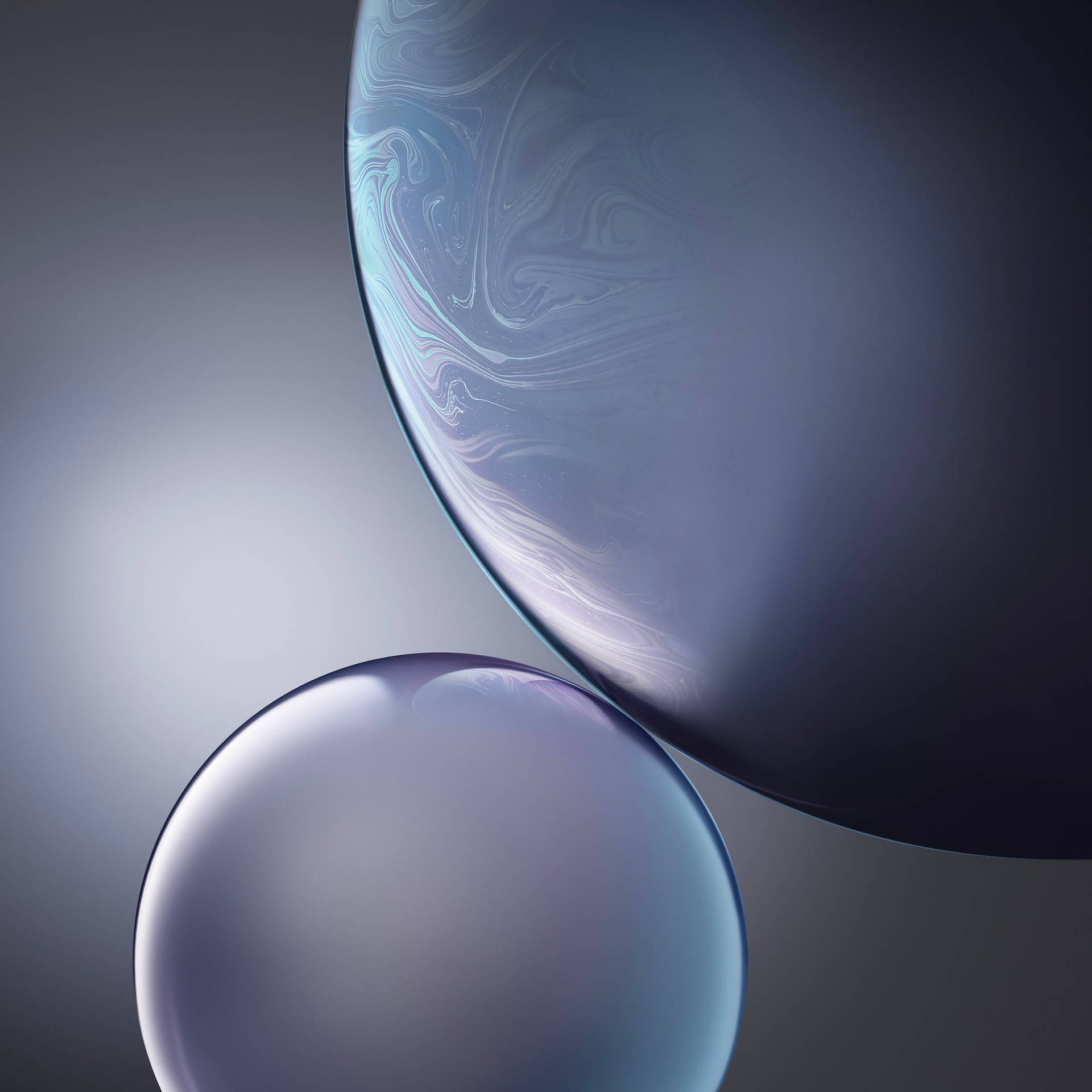 Gray Bubbles Iphone X Amoled Wallpaper