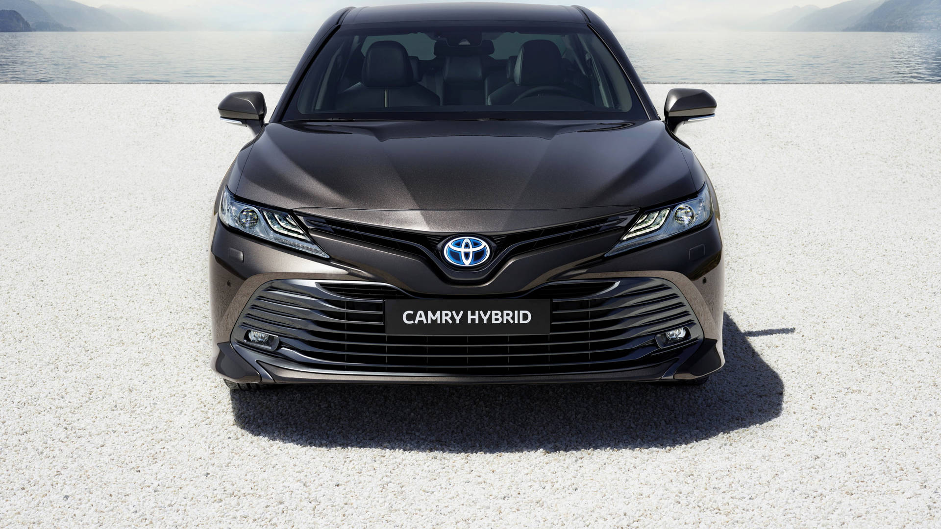 Gray Camry Hybrid Toyota 4K Wallpaper