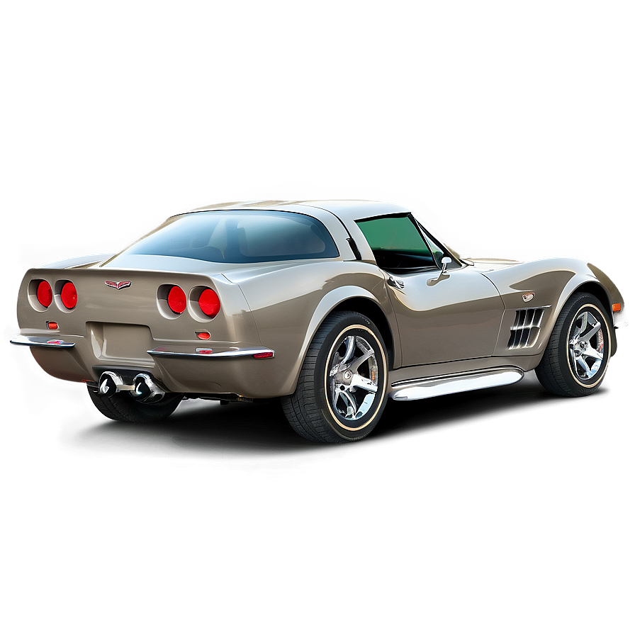 Gray Corvette Png Mil75 PNG