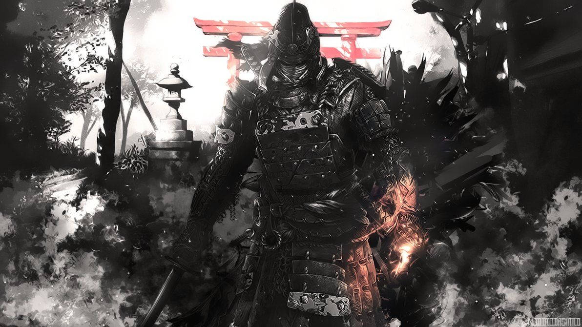 Gray For Honor Samurai Orochi Background