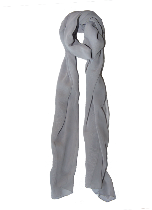 Gray Hijab Floating PNG