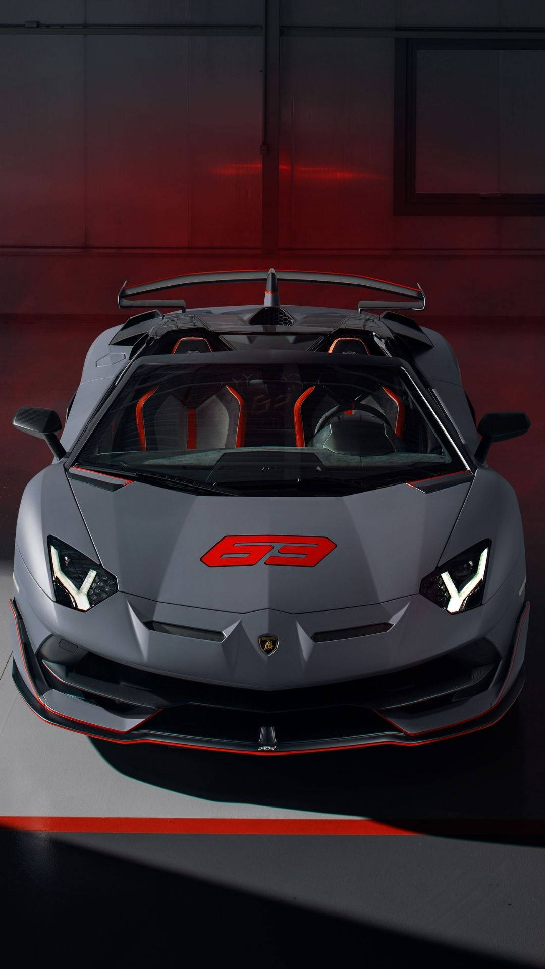 Gray Lamborghini Aventador Svj Wallpaper