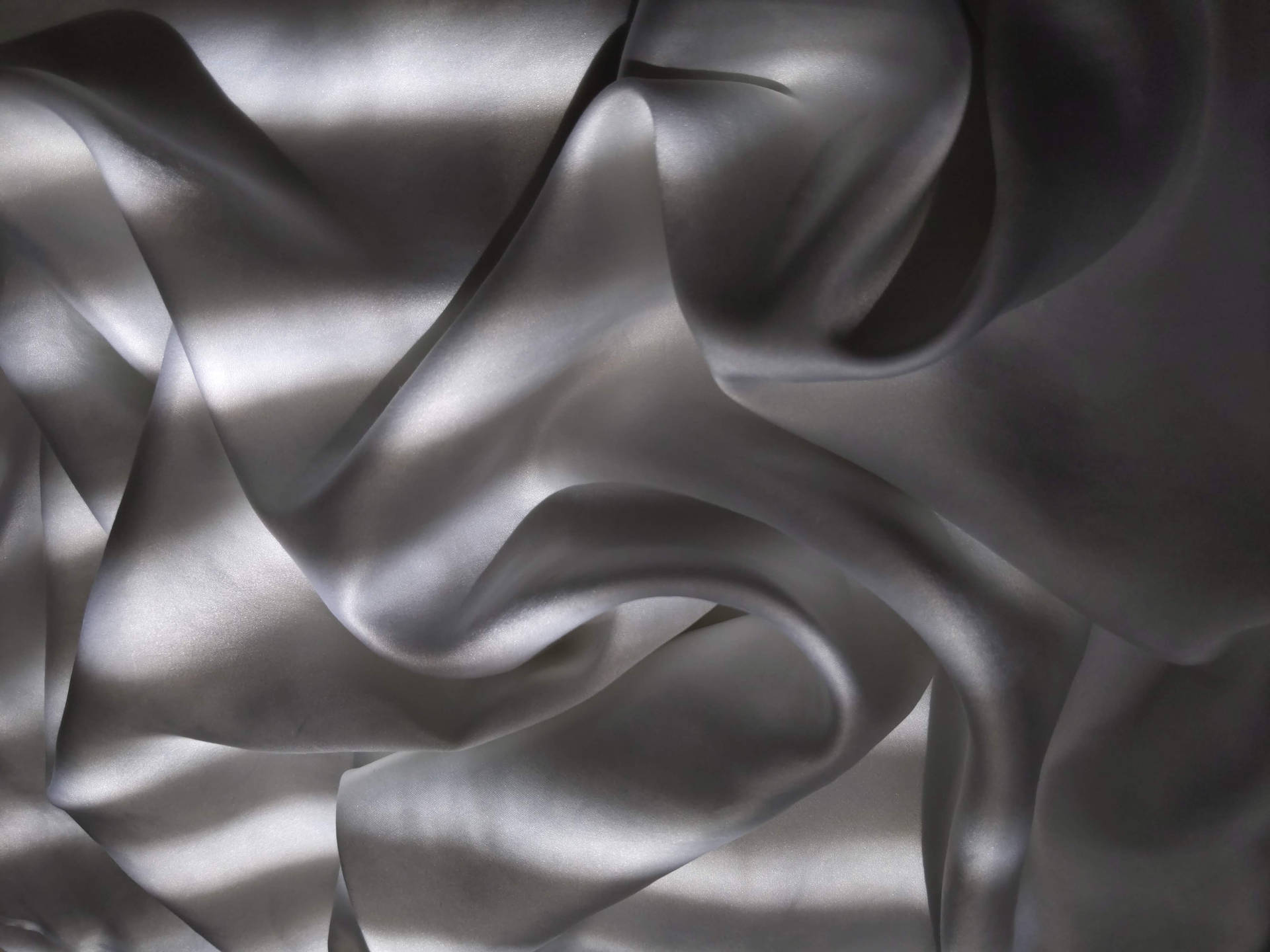 Gray Silk Fabric Background