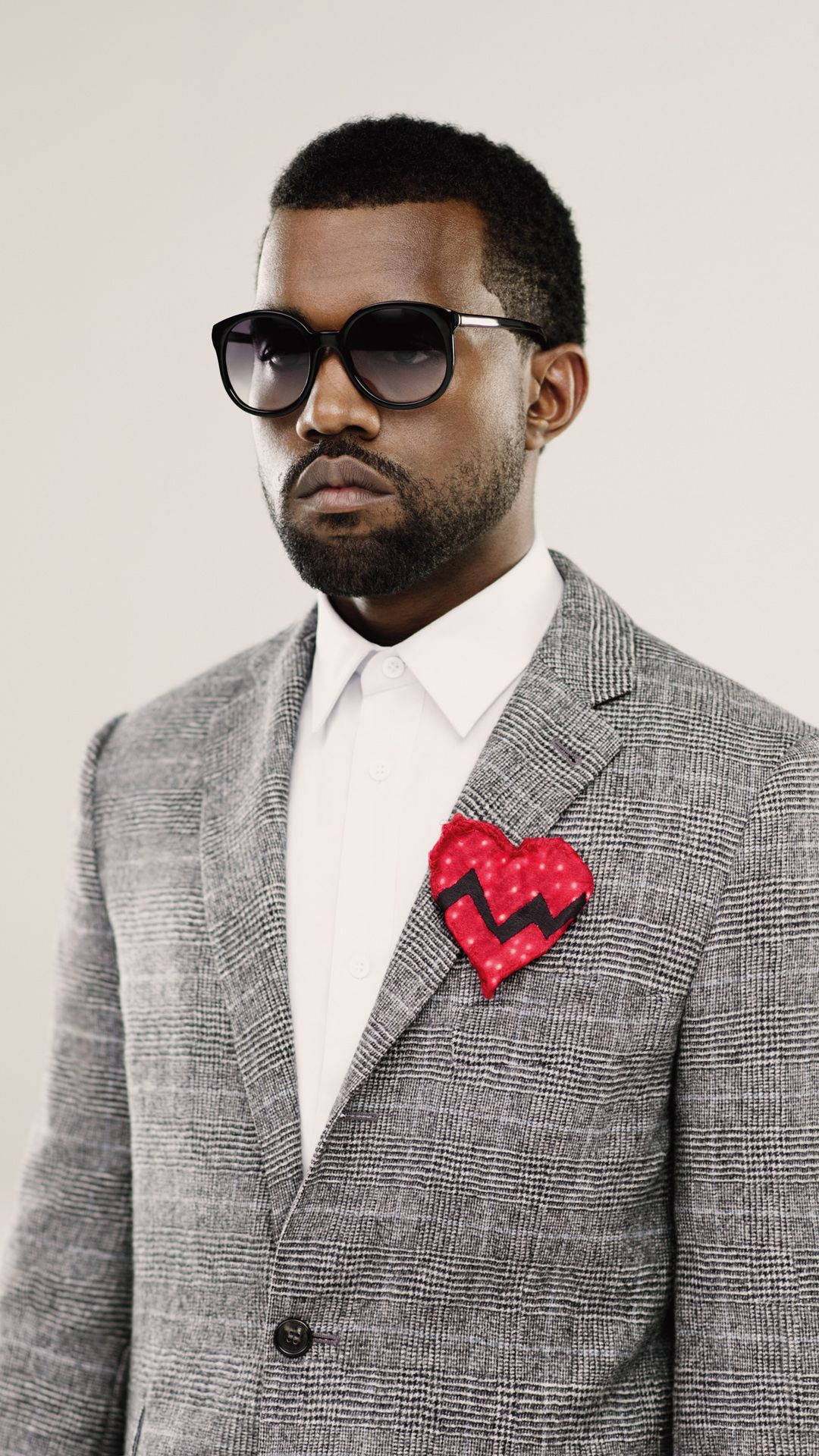 Gray Suit Kanye West Android Background