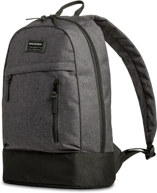 Gray Swiss Gear Backpack PNG