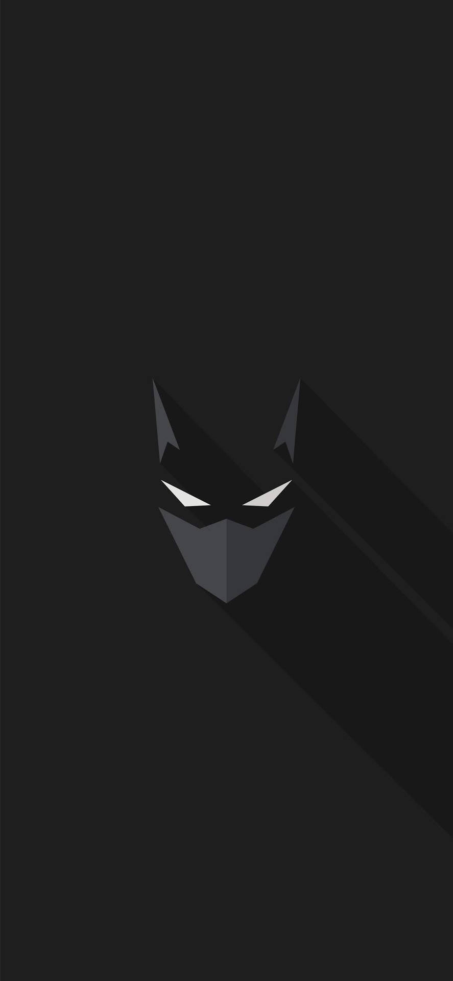 Gray The Batman Iphone Face Wallpaper