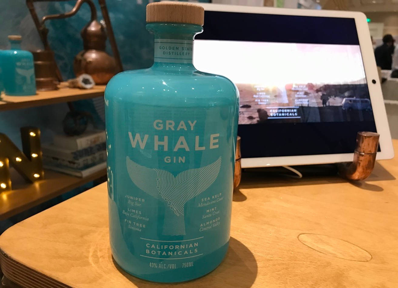 Gray Whale Gin Chilling Wallpaper