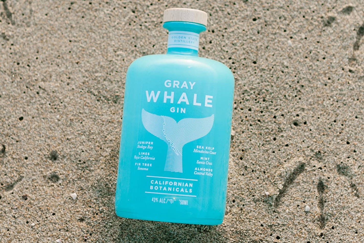 Gray Whale Gin In Sand Wallpaper