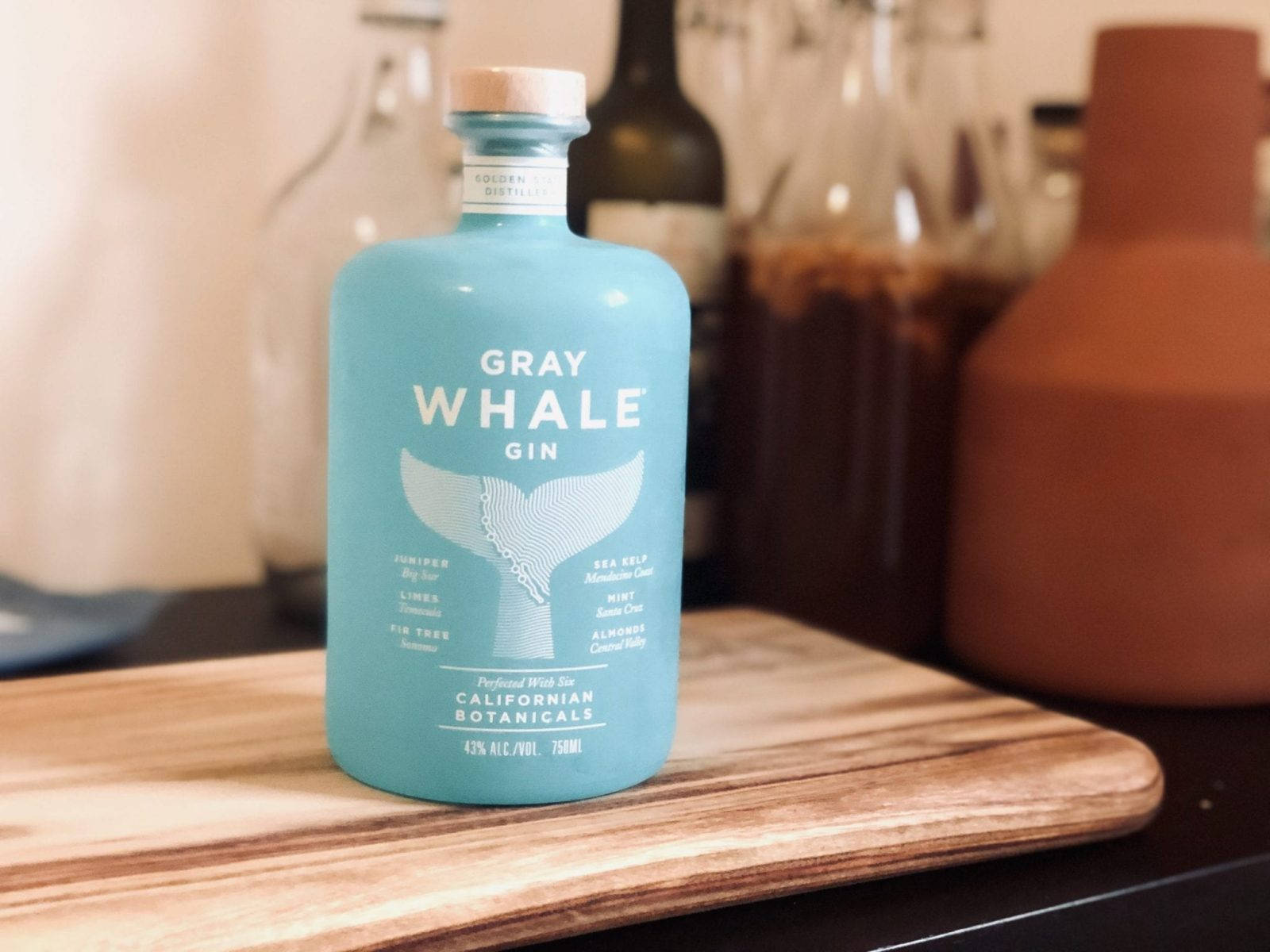 Gray Whale Gin In Table Wallpaper
