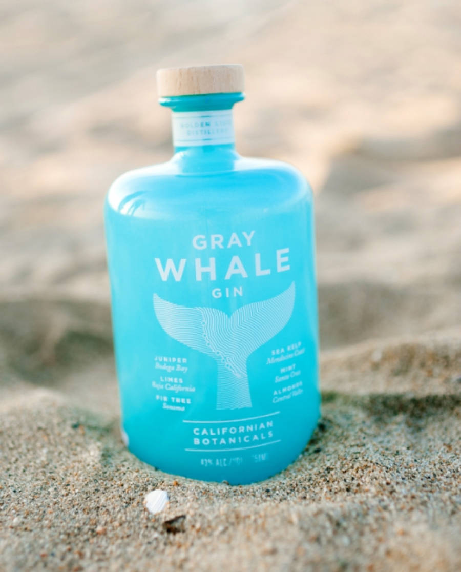 Gray Whale Gin Sand Wallpaper