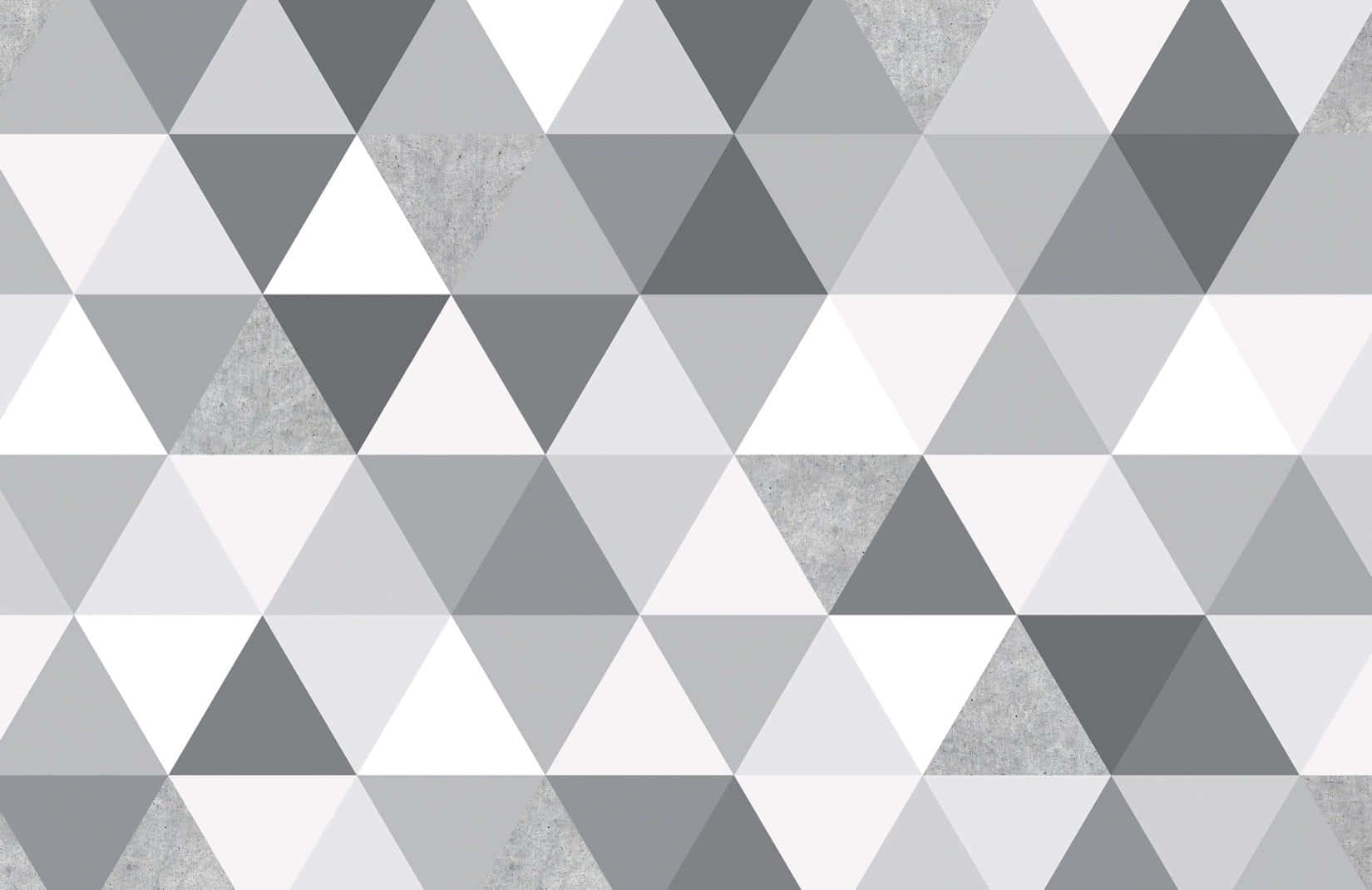 Gray White Geometric Pattern Wallpaper