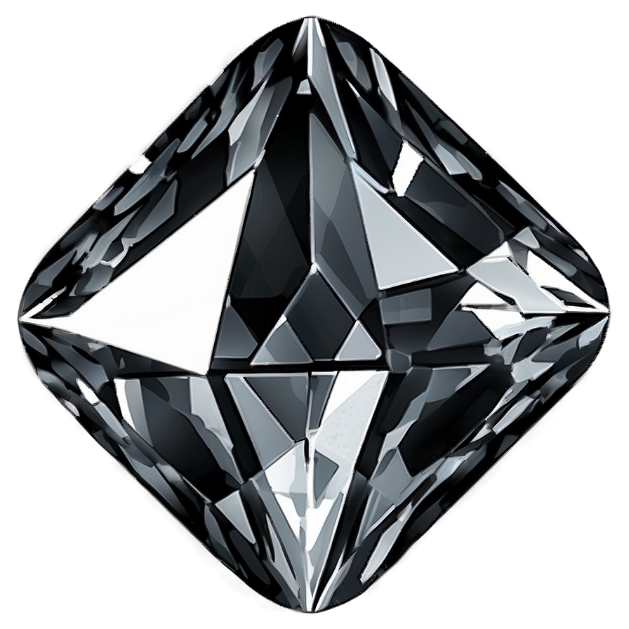 Grayscale Diamond Outline Png Kti25 PNG