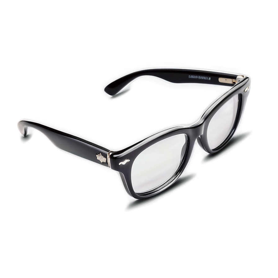 Grayscale Eyeglasses Design Png 06252024 PNG