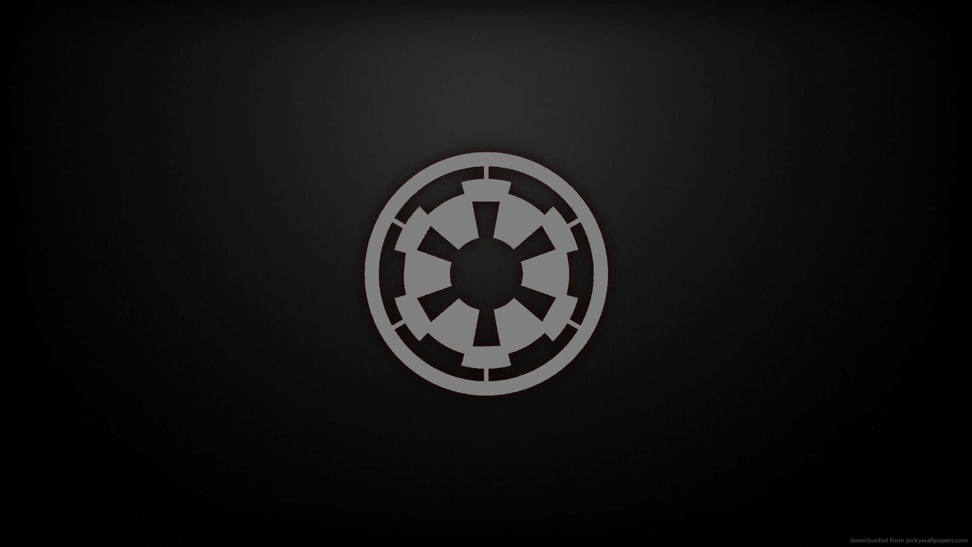 Grayscale Imperial Galactic Empire Symbol Wallpaper