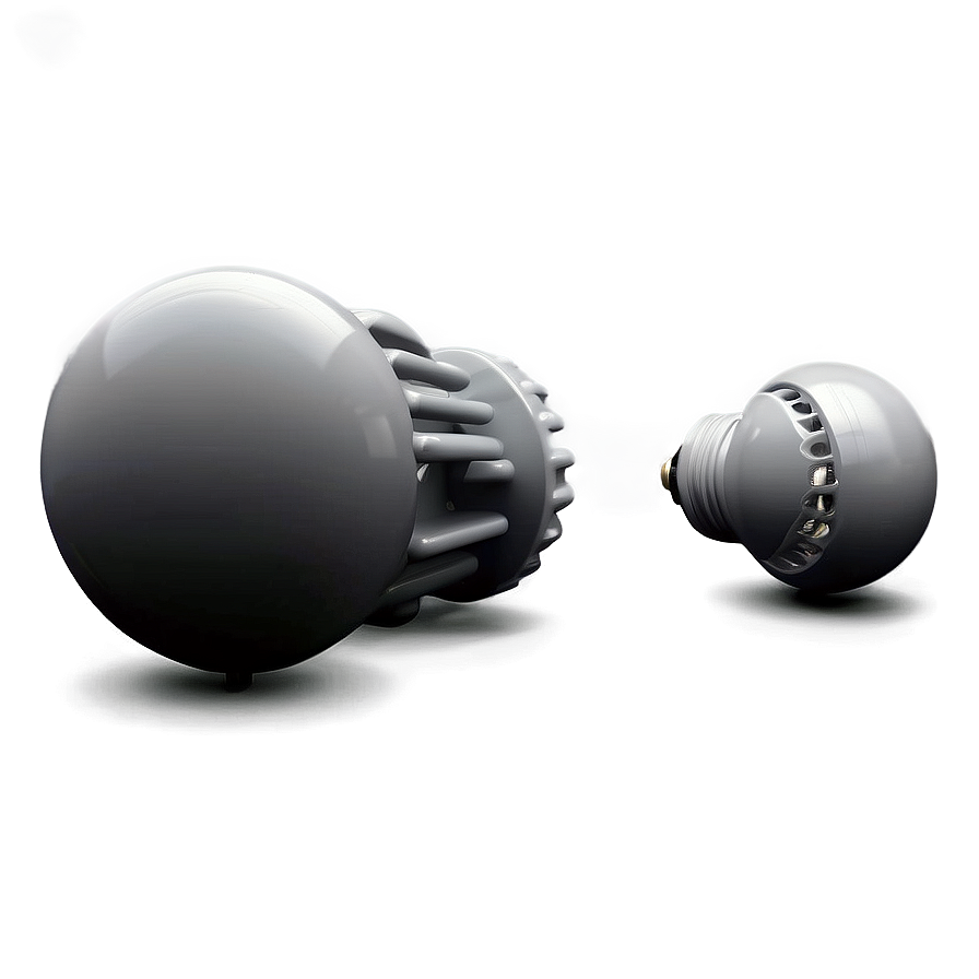 Grayscale Light Bulb Idea Png 06252024 PNG