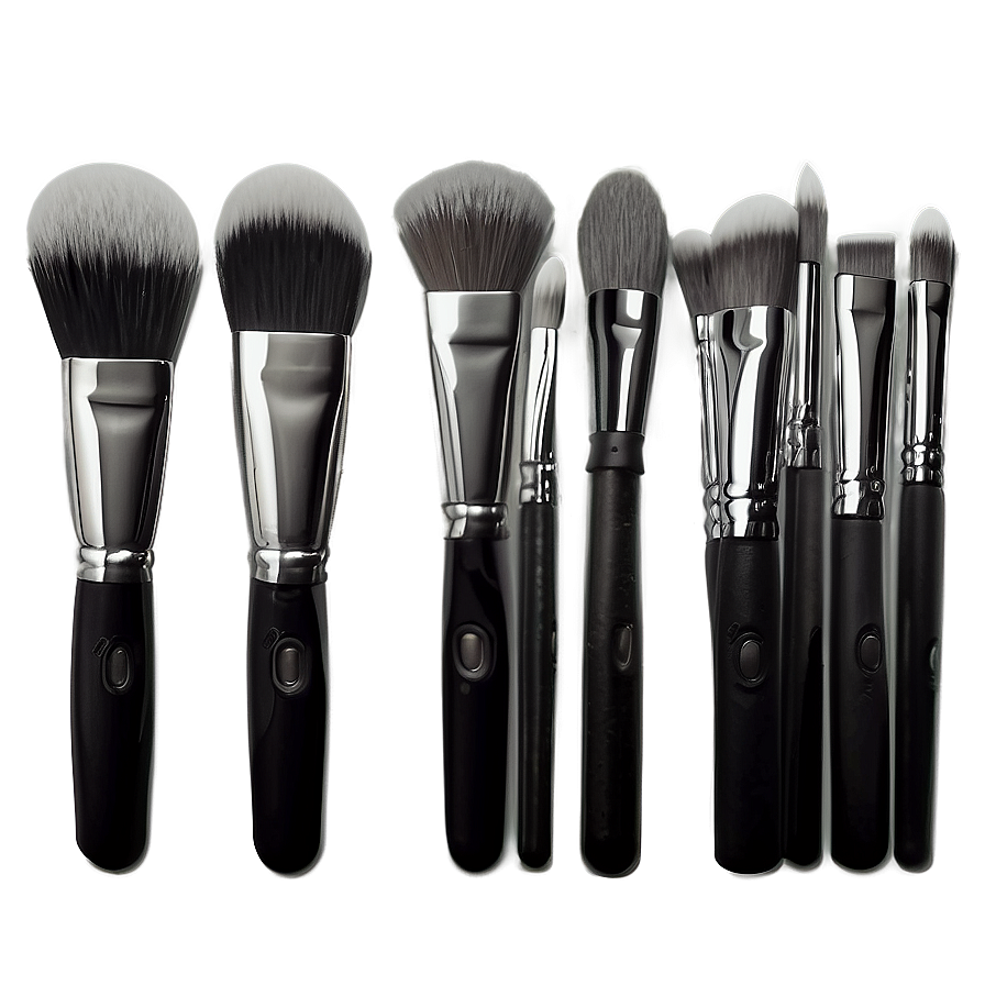 Grayscale Makeup Brushes Png 27 PNG