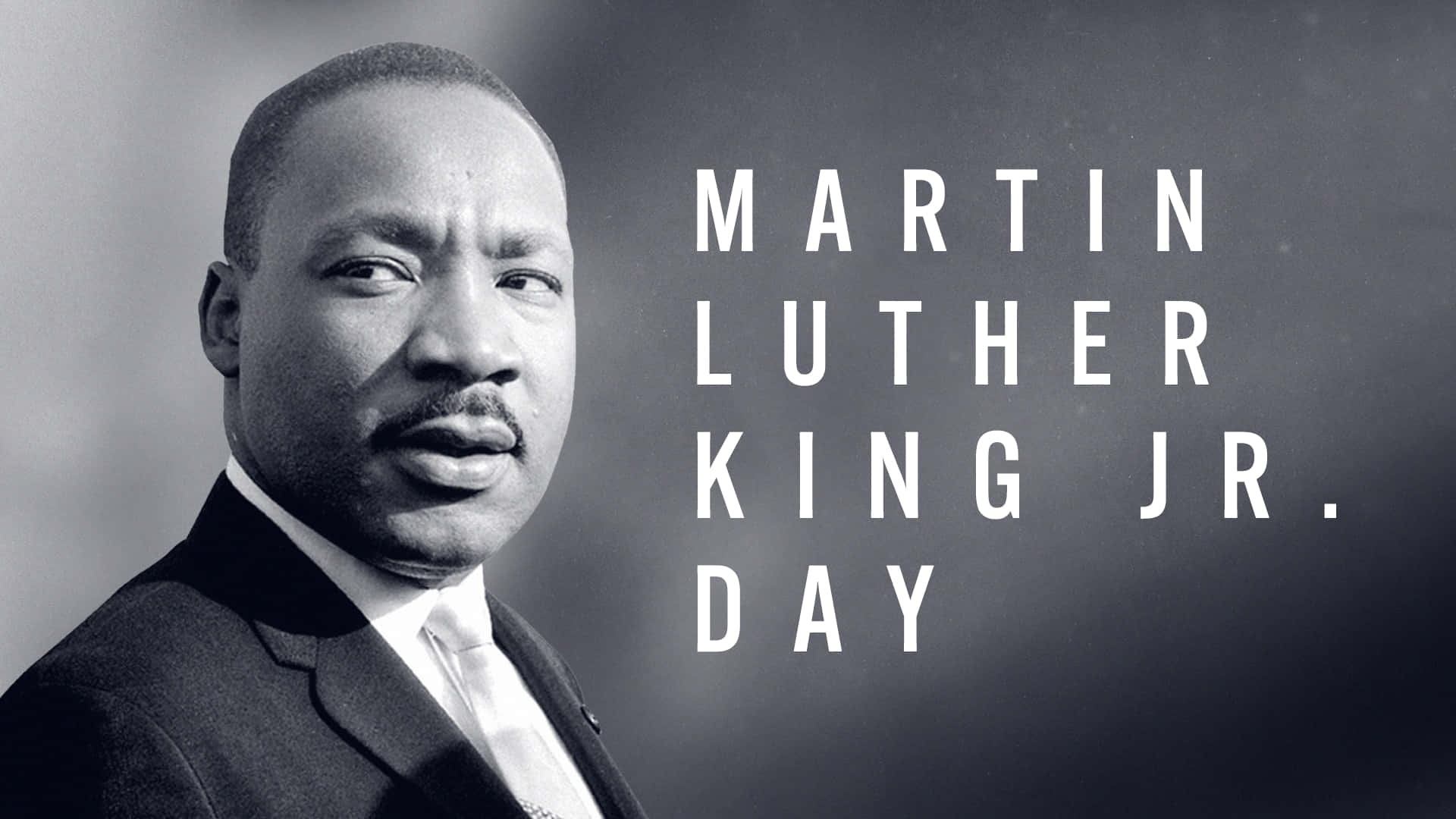 Grayscale Poster Of Martin Luther King Background