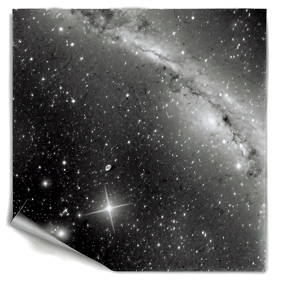 Grayscale Space Galaxy Png 86 PNG