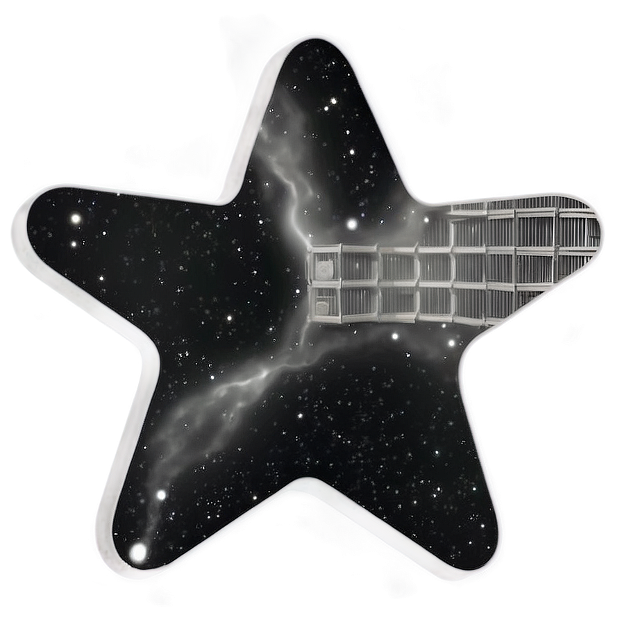 Grayscale Star Cluster Png Exy48 PNG